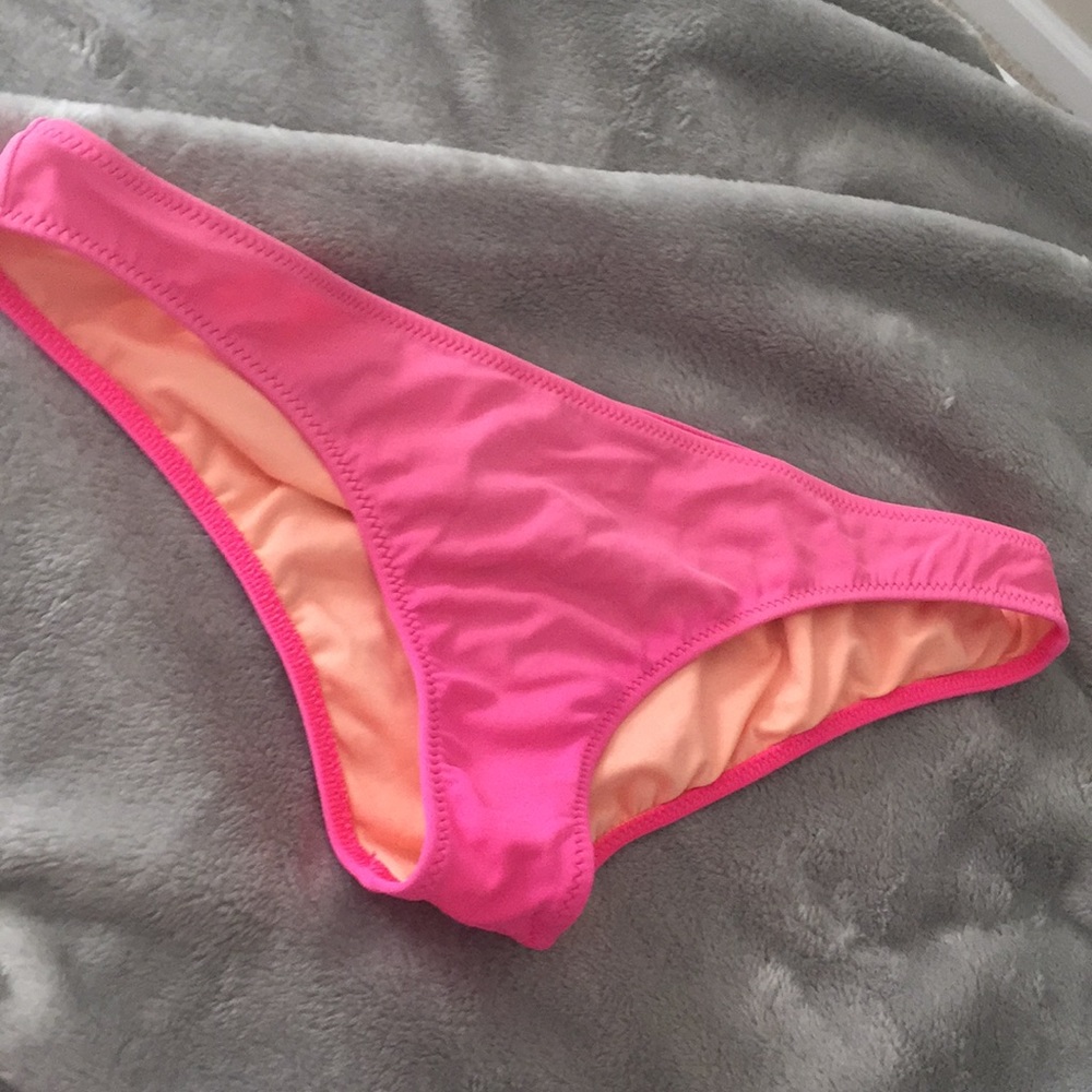 VICTORIA SECRET BRIGHT PINK CHEEKY BIKINI BOTTOMS